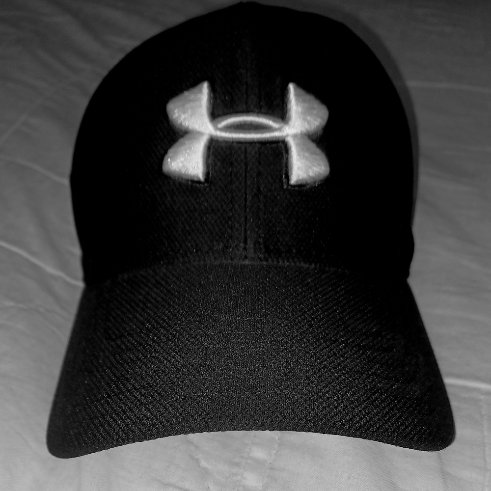 Under Armour Black and White Logo Hat
